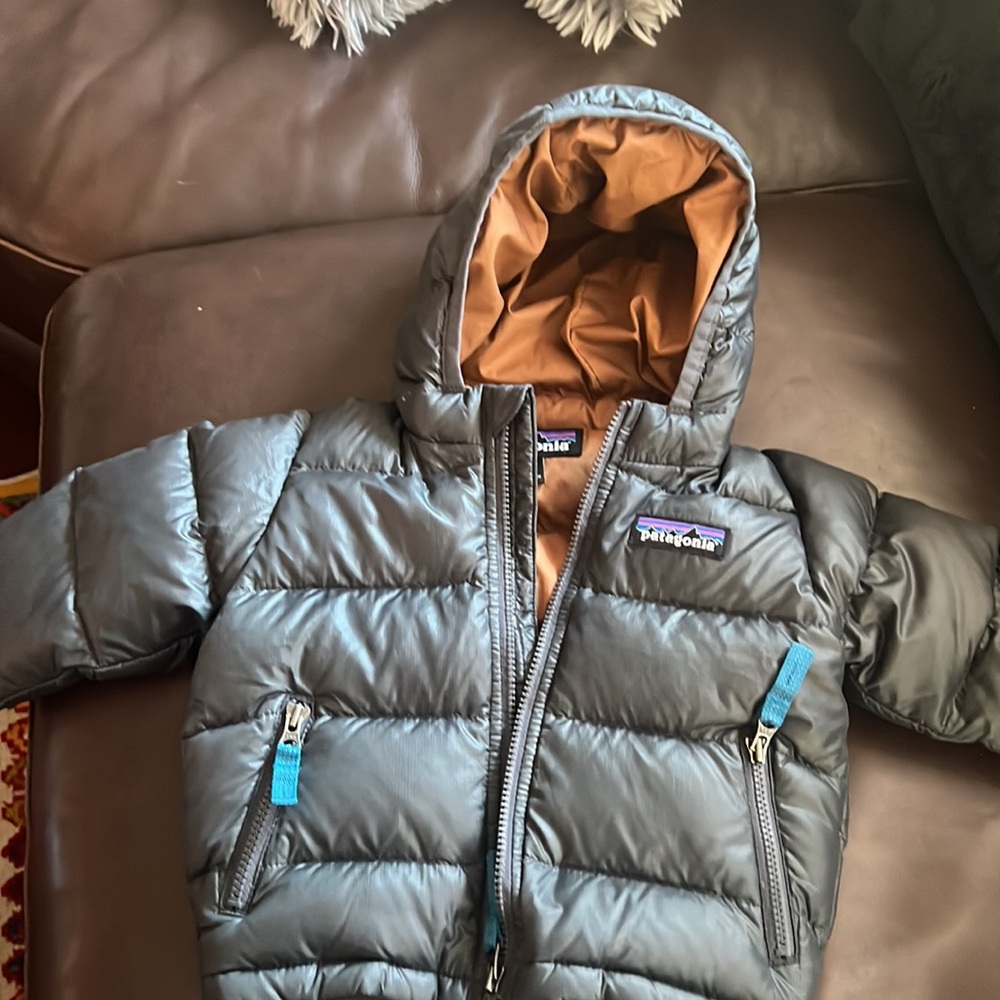 Patagonia warm jacket coat. Baby Hi-Loft down sweater hoody